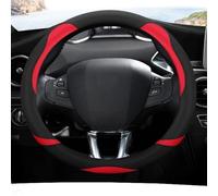 KCBHSH Microfiber Leather Car Steering Wheel Cover For Peugeot 208 2012~2018 For Peugeot 308 2014~2021 2008 2013~2018 Auto Accessories Steering Wheel Cover(Color 2)