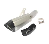 KCBHSH Motorcycle Exhaust Pipe For B&MW S1000RR S 1000RR S1000 RR 2015 2016 Slip On Escape Heat Shield Cover Exhaust Muffler Silencer