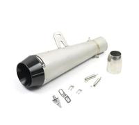 KCBHSH Motorcycle Exhaust Pipe For Benelli Yellow Dragon 300 600 Muffler Back Pressure Straight Pipe Escape Tube Silencer(Color 15)