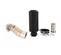 KCBHSH Motorcycle Exhaust Pipe For CFMOTO 450SR 450NK 450SS 2022-2025 51MM Muffler Escape Tube Middle Link Pipe Silencer Parts(Color 1,X-1)