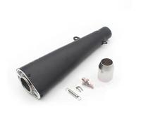 KCBHSH Motorcycle Exhaust Pipe For CFMOTO NK400 NK 400 51mm Muffler Escape Tube Silencer Replacement Modified(BLACK,X-1)
