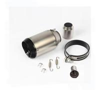 KCBHSH Motorcycle Exhaust Pipe For For CBR1000 K7 K8 51mm Muffler Escape Tube Silencer Noise Sound Eliminator Accessories(Color 4)