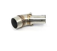 KCBHSH Motorcycle Exhaust Pipe For K&awasaki ER6N ER-6N ER 6N For NINJA 250 Z250 Z250SL 51mm Exhaust Muffler Middle Mid Link Pipe(Color 5)