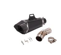 KCBHSH Motorcycle Exhaust Pipe For Kawasaki For ER6N For Versys 650 For Z650 For Ninja 650 50.8mm Mid Link Pipe With Muffler Escape Tube(Color 8)