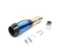 KCBHSH Motorcycle Exhaust Pipe For Kawasaki For Ninja For Z250 For Z800 Racing Back Pressure Straight Pipe Modification Parts(Color 12)