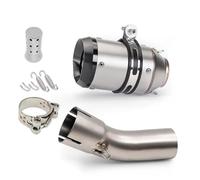 KCBHSH Motorcycle Exhaust Pipe For KAWASAKI For Ninja For ZX4RR For ZX4R 2023 Muffler Slip-On Middle Link Pipe Stainless Steel Tube(Color 5)