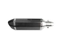 KCBHSH Motorcycle Exhaust Pipe For TMAX500 TMAX 500 TMAX530 TMAX 530 500MM Muffler Stainless Steel Escape Tube Silencer(Color 2)