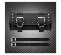 KCBHSH Motorcycle Saddle Bag Front Fork Tool Bags Waterproof Tail Bag for Harley Sportster XL 1200 883 72 Softail Dyna Touring Multifunctional Storage(Black)