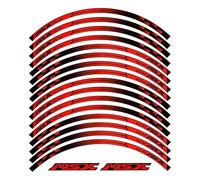 KCBHSH Motorcycle Wheel Hub Reflective Sticker For H&onda MSX 125 Grom 125 Night Reflective Decoration Rim Stripe Tape Complete Pack of Rim Stickers(Color 3)