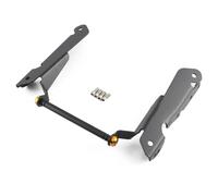 KCBHSH Motorcycle Windshield Navigation Bracket For TMAX 560 2025 GPS Phone Nav Supporter Plate SmartPhone Holder Front Nav Holder Extender Accessories(Gold,12mm)