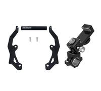 KCBHSH Smartphone Holder Motorcycle GPS Navigation Bracket For H&onda NC750X NC 750X NC750 X 20212022 Front Bar Windshield Phone Holder Mount Stand Navigation Mount Bracket(BLACK 1)