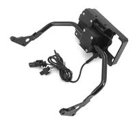KCBHSH Smartphone Holder Motorcycle Mobile Phone Navigation Handlebar Bracket Support For B&MW R1200GS R1250GS LC ADV R 1200 GS Adventure Accessories Navigation Mount Bracket(BLACK 1)