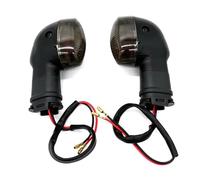 KCBHSH Turn Signal Lights 1 Pair Motorcycle Turn Signal Light For Y&amaha YZF R1 R6 R125 R25 R3 FZ-6N XJ6 MT07 MT09 YBR125 YS250 Motorbike Indicators Lamp Indicator Light(Smoke)