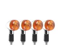 KCBHSH Turn Signal Lights Motorcycle M10 Front Rear Turn Signal Lights Indicators Blinker Lamp For Y&amaha XVS 125 250 1100 Drag Star SRV250 XVS125 650 Racer Indicator Light(4 PCS)