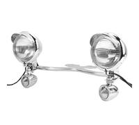 KCBHSH Turn Signal Lights Motorcycle Passing Lights Bar Turn Signal Lights Set For H&onda VTX VT 750 1300 Motorbike Turning Indicators Blinker Lamps Indicator Light(Color 2)
