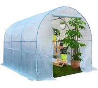 Kccjjrg A,Walk-In Greenhouse Plant Growing House Roller Shutter Door Simple Assembly Gardening Tent with Steel Frame Potted Plants, Succulent Plant Growing Shed Flower Rack