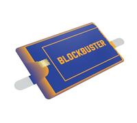 KCD Blockbuster Platinum Credit Card Skin - 3 Pack Vinyl Sticker Covers for Debit, Bank, or Credit Cards - Durable Waterproof Wrap - Nostalgic 90s Design - CCS034