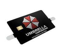 KCD Umbrella Corp Credit Card Skin - 3 Pack Vinyl Sticker Covers - Horror Game Inspired Card Wrap - Waterproof, Durable, Fits Most Debit & Credit Cards - CCS035