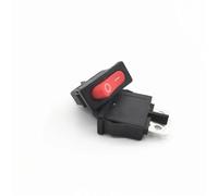 KCD1-110 10x22mm Black Thin Rocker Switch NO/OFF 2 Pin Instrument Power 5Pcs(8)