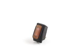 KCD3 35x17.5mm Waterproof Rocker Switch ON-OFF 2/3Pin Electrical Equipment With Light 15A 250V/20A 125V Boat Power Rocker Switch IDGTTLDF(3Pin Yellow Light)