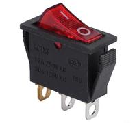 KCD3 DPST Rocker Switch for Electric Hot Pots, 3Pin Design, 15A/20A 250V/125VAC for Household Use