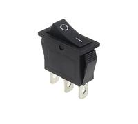 KCD3 Rocker Switch ON-OFF ON-OFF-ON 2Pin 3Pin With Lighting Power 16A 250VAC/20A 125VAC 1/5Pcs(3PIN Black,5PCS)