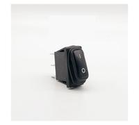KCD3 Waterproof Rocker Switch ON-OFF/ON-OFF-ON 3Pin,2/3 Position,Electrical Equipment With Lighting Power,15A 250VAC/20A 125VAC IDGTTLDF(Black ON-ON,LED AC 220V)
