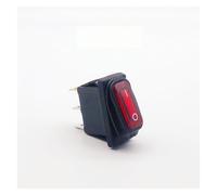 KCD3 Waterproof Rocker Switch ON-OFF/ON-OFF-ON 3Pin,2/3 Position,Electrical Equipment With Lighting Power,15A 250VAC/20A 125VAC IDGTTLDF(Red ON-OFF,LED 12V)