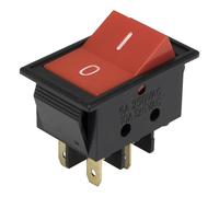 KCD4-201-10 Perforate 24 X 35 Mm 4 Pin ON - OFF Rocker Power Switch 5Pcs