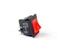 KCD4-201 on-Off 30A/250V Heavy Duty 4 Pin Rocker Switch with LED Light Electric Welding Machine/Oven Switch Flame Retardant(R)