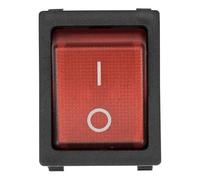 KCD4-201N-2 Perforate 30 X 22 Mm 20A 4 Pin ON - OFF Rocker Power Switch With 220V Light 5Pcs(Green)