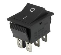 KCD4-202 Perforate 26 X 22 Mm 6 Pin ON - ON Rocker Power Switch 5Pcs