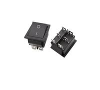 KCD4 25x31mm Rocker Switch 4/6 Pin AC 16A 250V / 20A 125V Device Power Push Button Switches ON/OFF Snap-In Boat Rocker Switch IDGTTLDF(F,5Pcs)