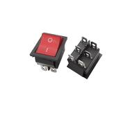 KCD4 25x31mm Rocker Switch 4/6 Pin AC 16A 250V / 20A 125V Device Power Push Button Switches ON/OFF Snap-In Boat Rocker Switch IDGTTLDF(H,10Pcs)