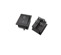 KCD4 25x31mm Rocker Switch 4/6 Pin AC 16A 250V / 20A 125V Device Power Push Button Switches ON/OFF Snap-In Boat Rocker Switch IDGTTLDF(A,1Pcs)