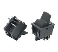 KCD4 Rocker Switch 2/4 Pins Square Self-reset Electrical Equipment Power 15A 250VAC / 20A 125VAC Boat Shaped Toggle Switch(KCD4-201-BG-4P)