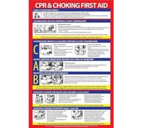 KCDFDVJFBM CPR and Emergency First Aid Manual: Life-Saving Protocols for Adult Choking Incidents and Suspected Heart Attacks(Unframed,16x24inch(40x60cm))