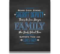 KCDFDVJFBM Everyday Heroes Law Enforcement Wall-Art - Motivational Poster for Office, Study & Home Decor(Framed,08x12inch(20x30cm))