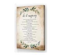 KCDFDVJFBM Inspirational Quote - Do It Anyway Poem by Mother Teresa, Vintage Canvas Wall-Art for Home Office Motivational Decor(Unframed,16x24inch(40x60cm))