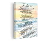 KCDFDVJFBM Psalm 91 Bible Verse I Will Say Of The Lord He Is My Refuge Christian Scripture For Church Prayer Home Faith Decor