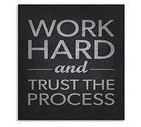 KCDFDVJFBM Trust The Process Workout Bodybuilding Motivational Quote Wall-Art Poster For Gym Home Decor(Unframed,08x12inch(20x30cm))