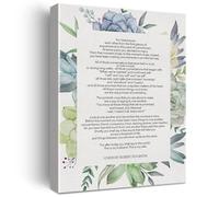 KCDFDVJFBM You Have Known Each Other From the First Inspirational Canvas Print Sentimental Wall-Art for Soulmates Home Decor(Unframed,12x18inch(30x45cm))
