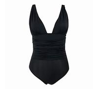 KCDING Deep V Neck Swimsuit Women Halter Twist Backless Swimsuit Sexy Backless Bikini Swimsuit Black Classic Swimsuit Red Ladies Baywatch, black, L