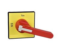 KCF3PZ KCF3PZC VARIO - front and red rotary handle - 1 to 3 padlocking