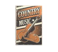 KCFDKKDK Country Music Poster Poster Decorative Painting Canvas Wall Posters And Art Picture Print Modern Family Bedroom Decor Posters 20x30inch(50x75cm)