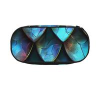 KCGSDEGV 3D Magical Dragon Scales Pattern Prints Pencil Case Stationery Organizer Pen Pouch Bag Makeup Bag for Travel School Work
