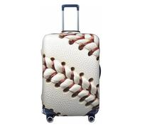 KCGSDEGV Baseball Lace Prints Elastic Luggage Cover with Invisible Zippers - Universal Suitcase Protector for Travel, Business Trips, S(18-21inch Suitcase)