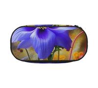 KCGSDEGV Beautiful Flowers Art Prints Pencil Case Stationery Organizer Pen Pouch Bag Makeup Bag for Travel School Work