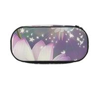 KCGSDEGV Beautiful Flowers Prints Pencil Case Stationery Organizer Pen Pouch Bag Makeup Bag for Travel School Work