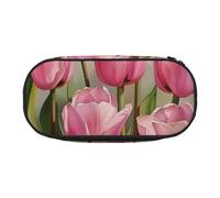 KCGSDEGV Beautiful Flowers Prints Pencil Case Stationery Organizer Pen Pouch Bag Makeup Bag for Travel School Work